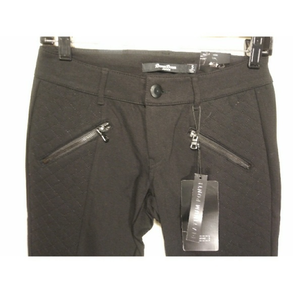 NWT sz. 11 Ponte knit moto leggings skinny pants - Picture 4 of 7